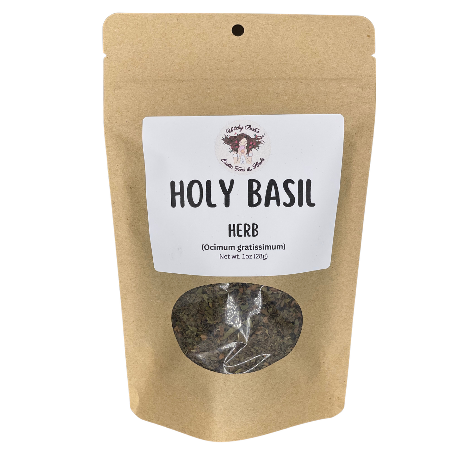 Witchy Pooh's Holy Basil Herb for Balance of Body Mind and Spirit