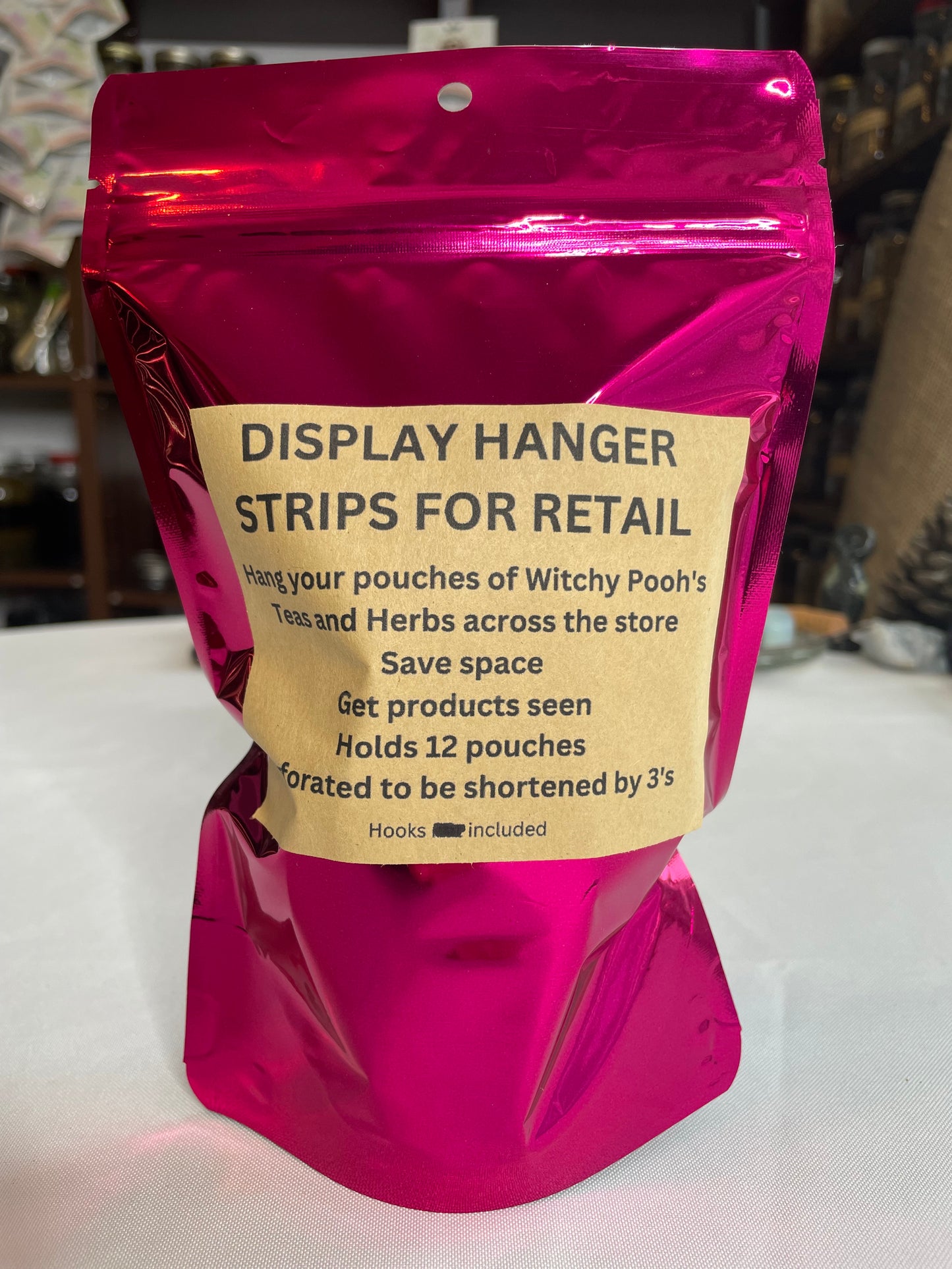 Display Hangers Strips (Plastic) for Retail Stores