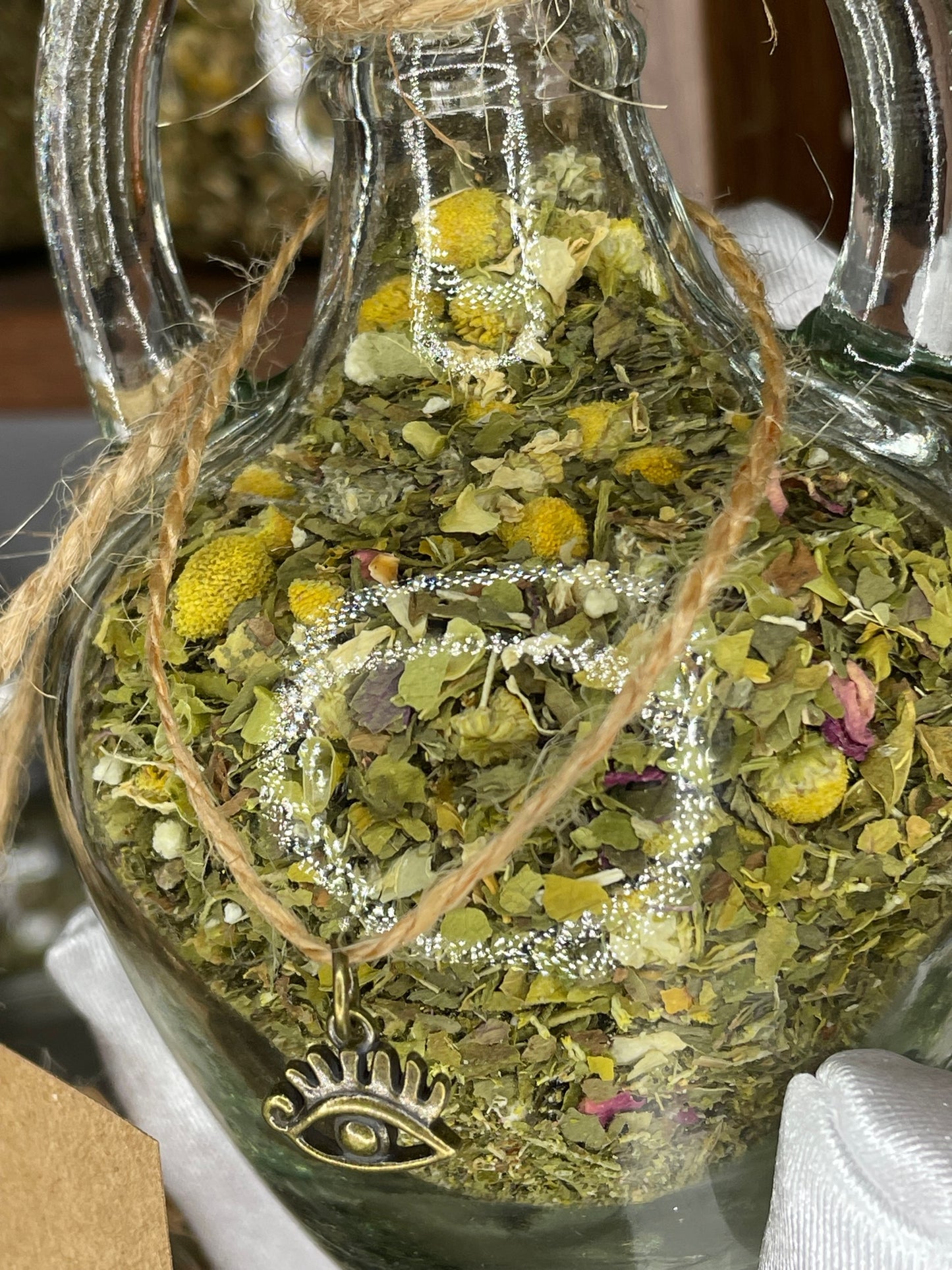 Lucid Dreaming Herbal Tea in Hanging Jars