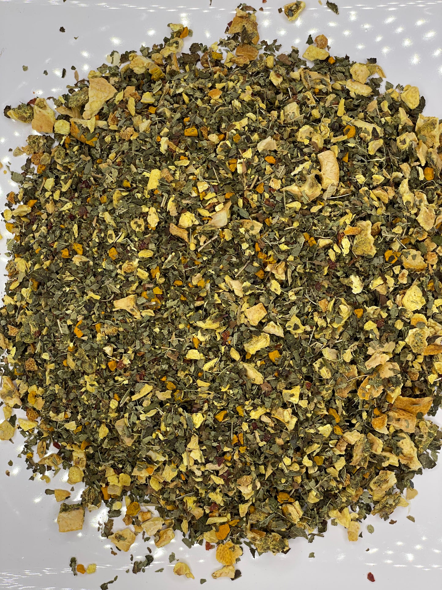 Witchy Pooh's Turmeric Ginger Brew Loose Leaf Organic Functional Herbal Tea, Caffeine Free