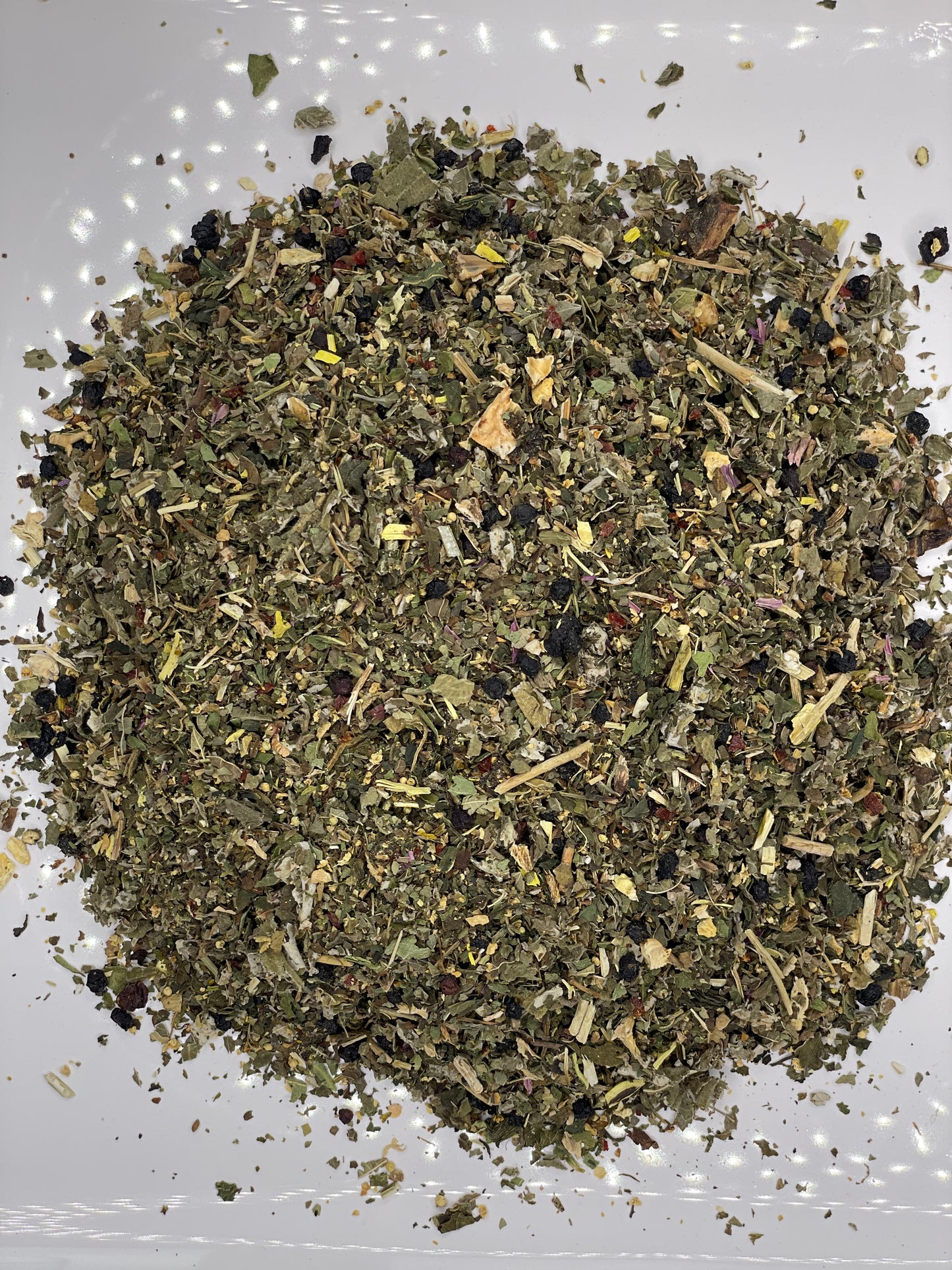 Witchy Pooh's G.I.L.F. Granny's Immune Life Force Organic Loose Leaf Functional Herbal Elderberry Fruit Tea, Caffeine Free, For Immune Support