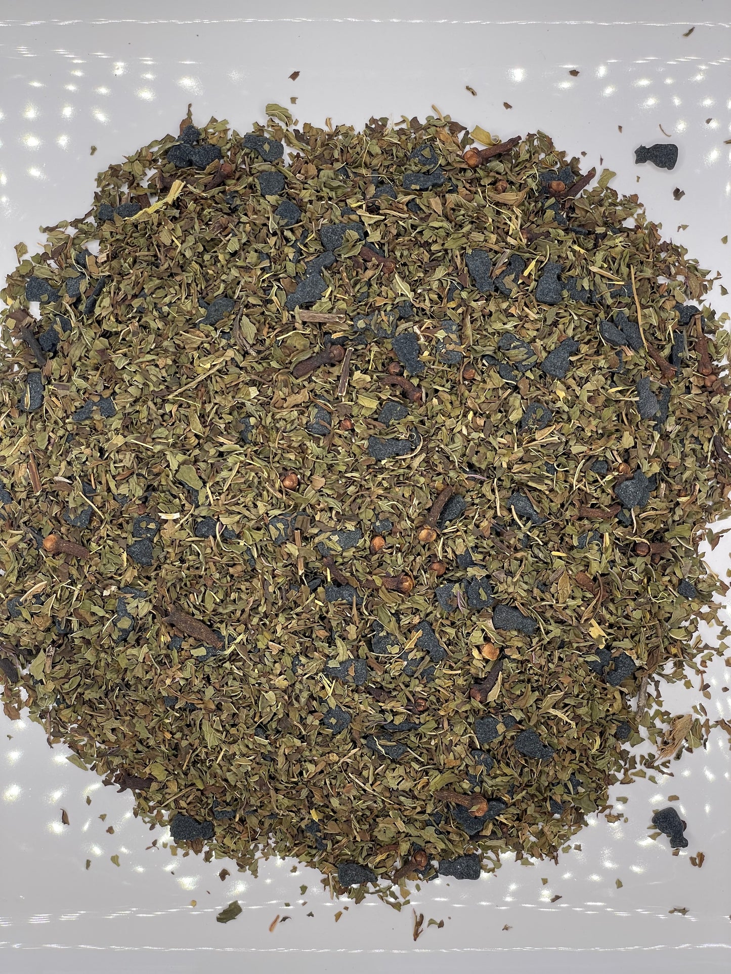 Witchy Pooh's Put A Spell On You Loose Leaf Licorice Peppermint Herbal Tea with Candy Black Cats, Caffeine Free