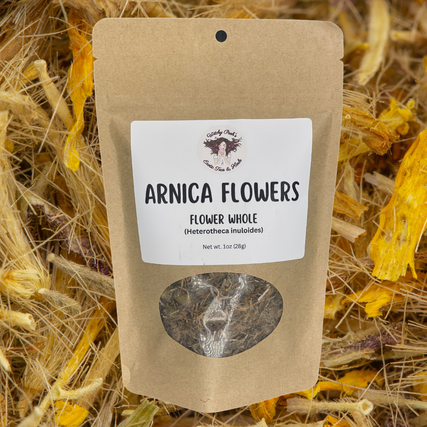 Arnica Flowers, Whole Flowers, Dried Herbs, Food Grade Herbs, Herbs and Spices, Loose Leaf Herbs