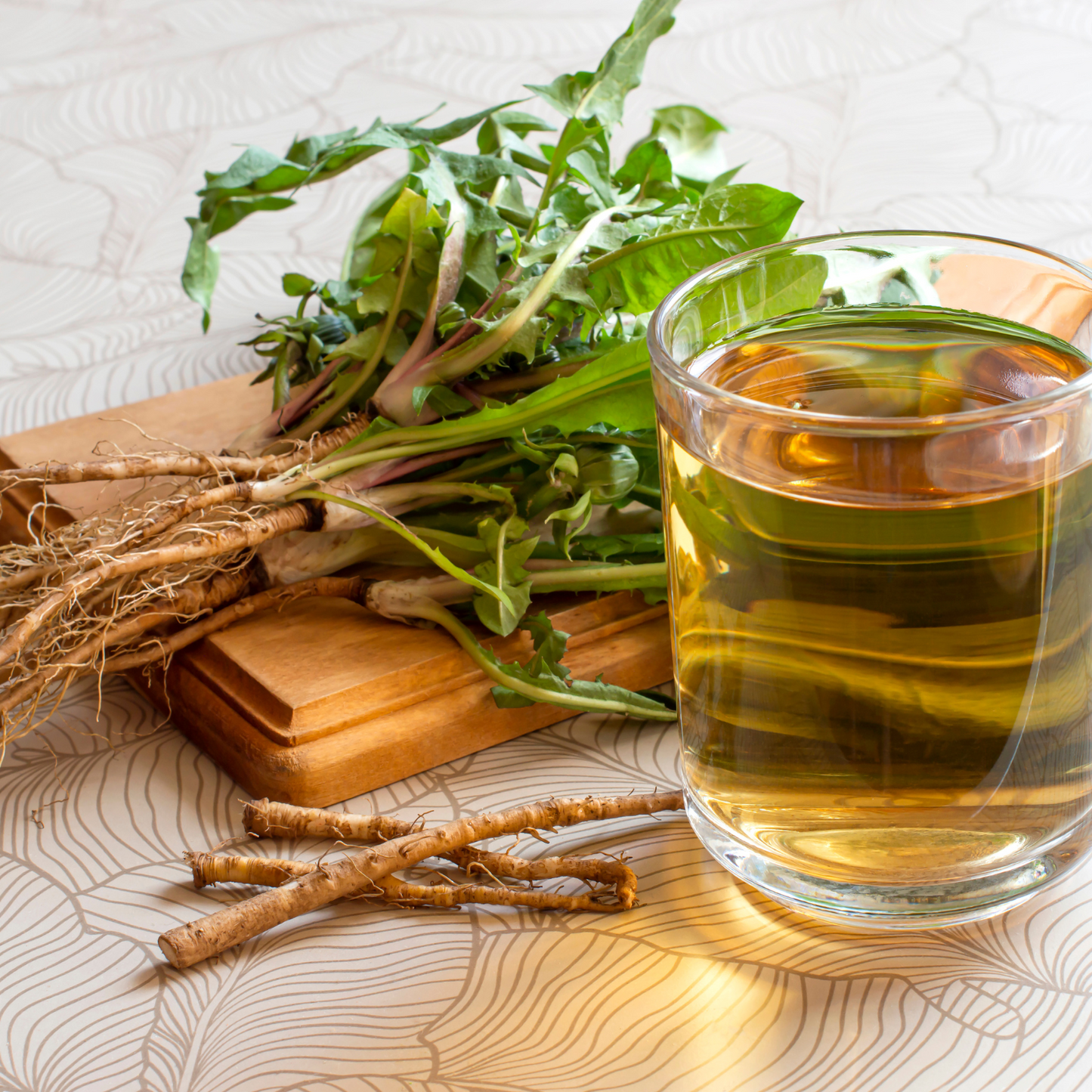 Dandelion Root Loose Leaf Herbal Tea for Purification Rituals and Healing Ceremonies.