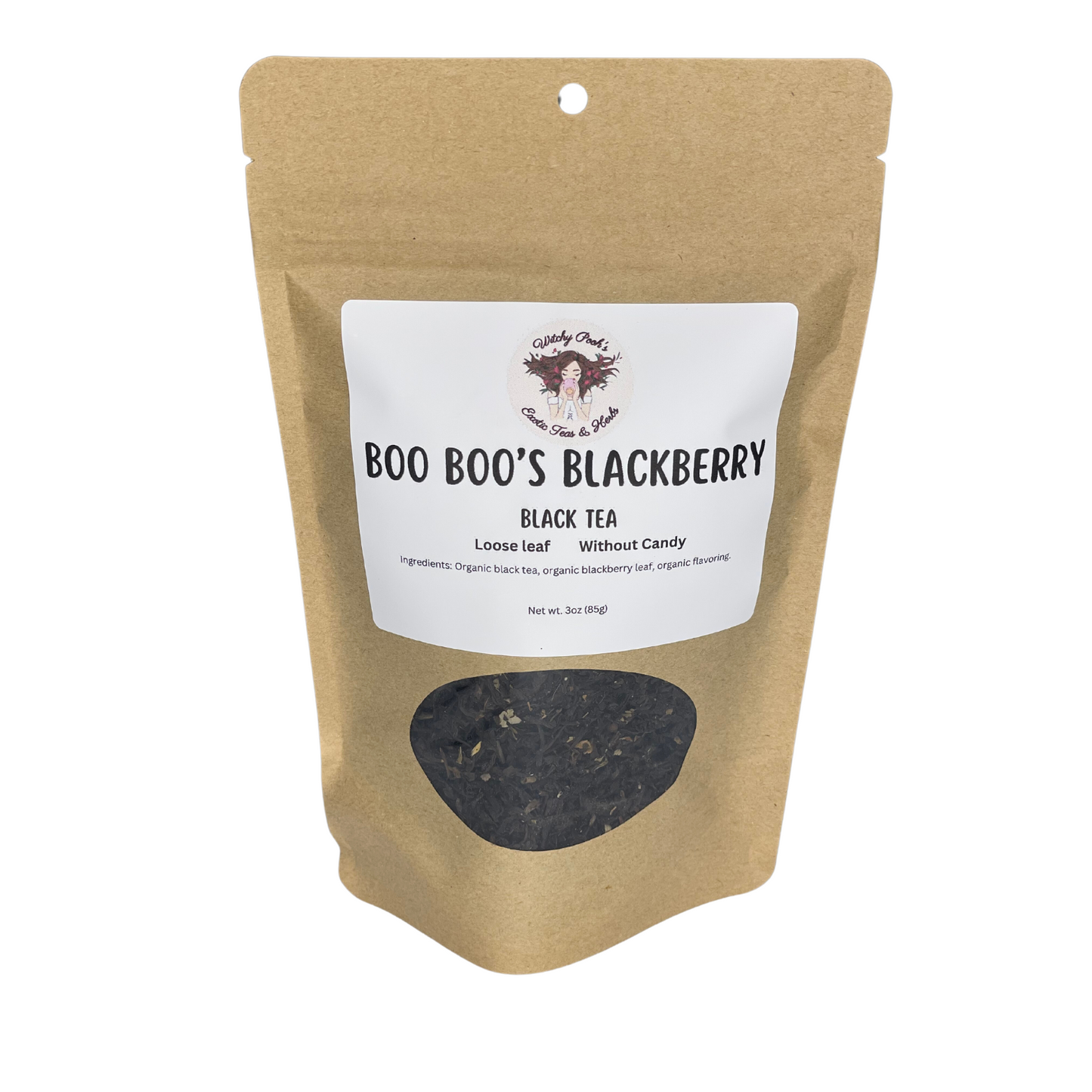 Witchy Pooh's Boo Boo's Blackberry Flavored Loose Leaf Black Tea