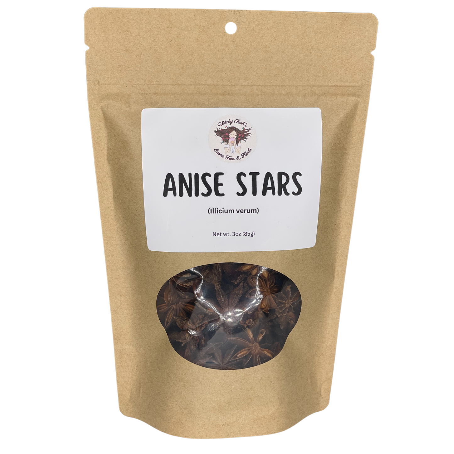 Anise Stars, Wole and Pieces, Dried Herbs, Food Grade Herbs, Herbs and Spices, Loose Leaf Herbs