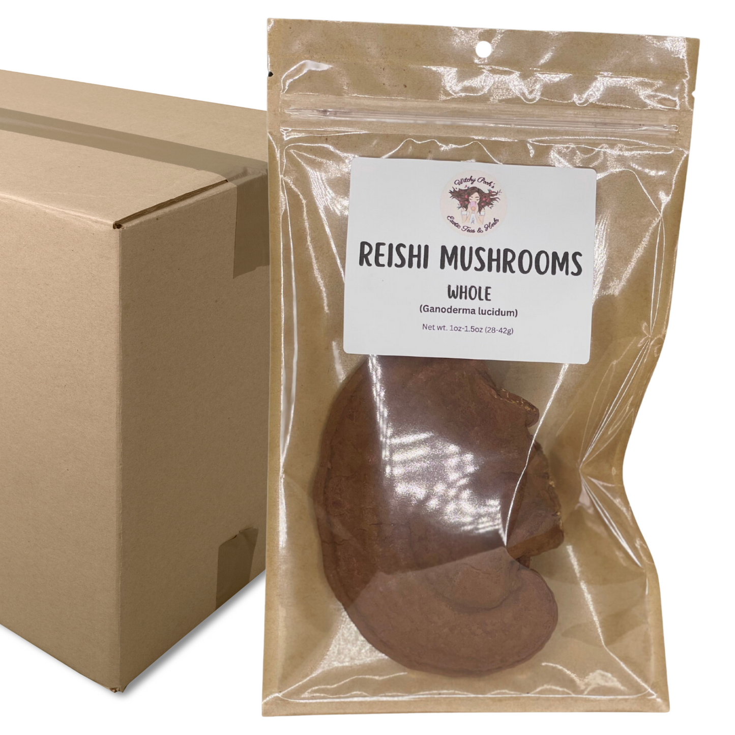 Reishi Mushrooms Large Whole Mushrooms For Apoptogenic Properties, Cooking, Teas and Smoothies