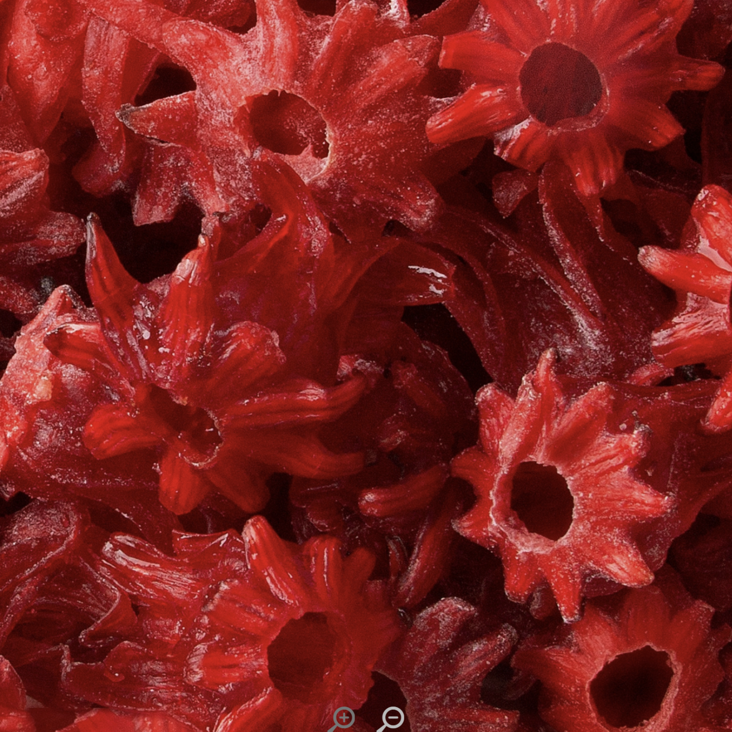 Candy Hibiscus Flowers, Sweet Candy Coated Whole Bright Red Hibiscus Flowers, Addicting Snack!