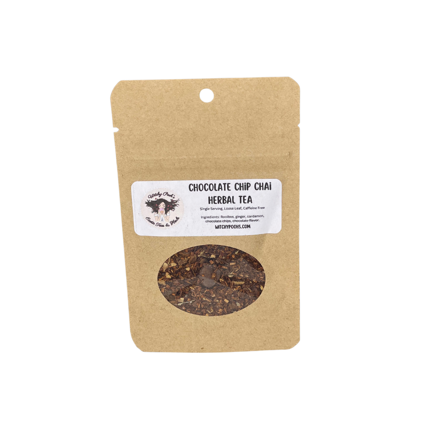 Chocolate Chip Chai Loose Leaf Rooibos Herbal Tea with Real Chocolate Chips!