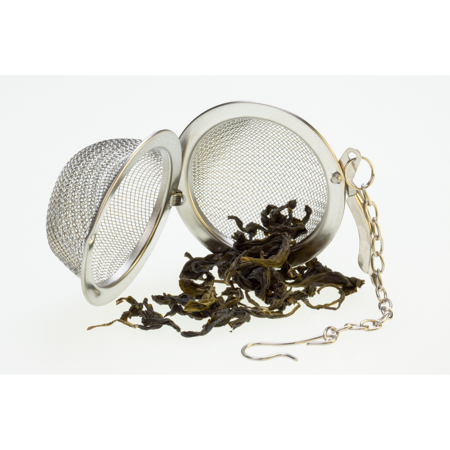 Tea Infuser Mesh Ball for Brewing Loose Leaf Tea 1.5" with FREE Wooden Spoon!