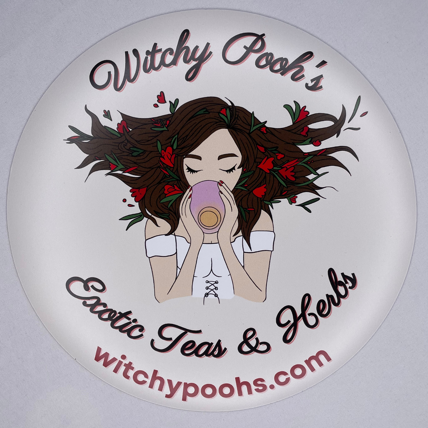 Witchy Pooh's Logo Magnet 10"