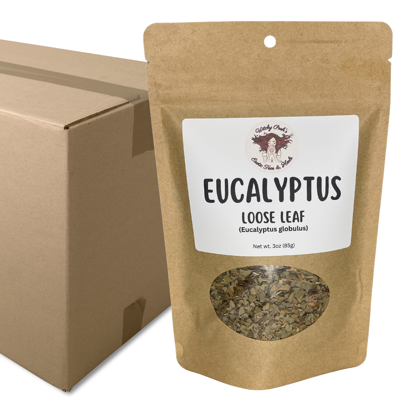 Witchy Pooh's Eucalyptus Loose Leaf for Simmer Pots, Bath and Ritual to Unveil the Spirit Within
