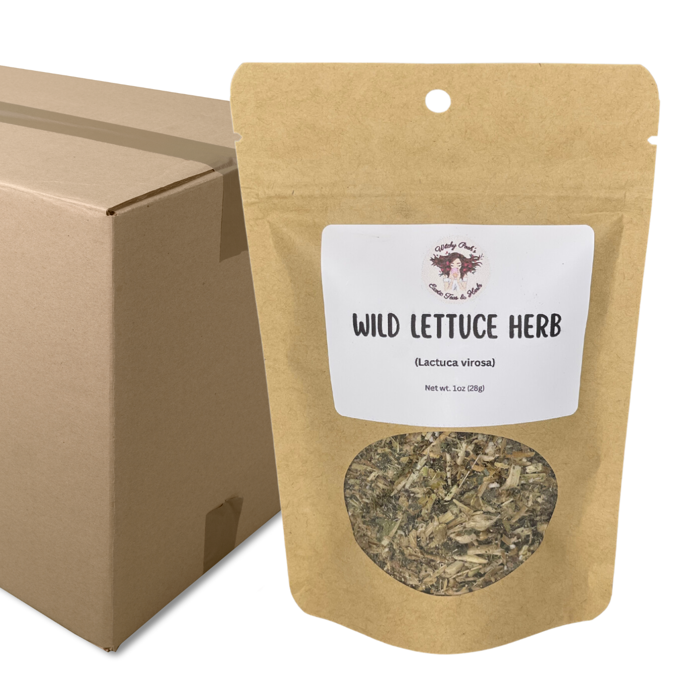 Witchy Pooh's Wild Lettuce Herb For Ritual to Egyptian God of Fertility, Min