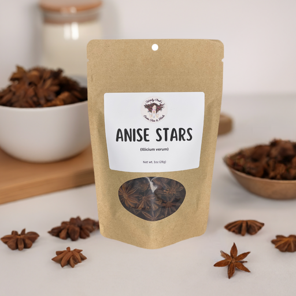 Witchy Pooh's Anise Stars Whole High Quality Strong Smell for Simmer Pots, Cooking and Ritual