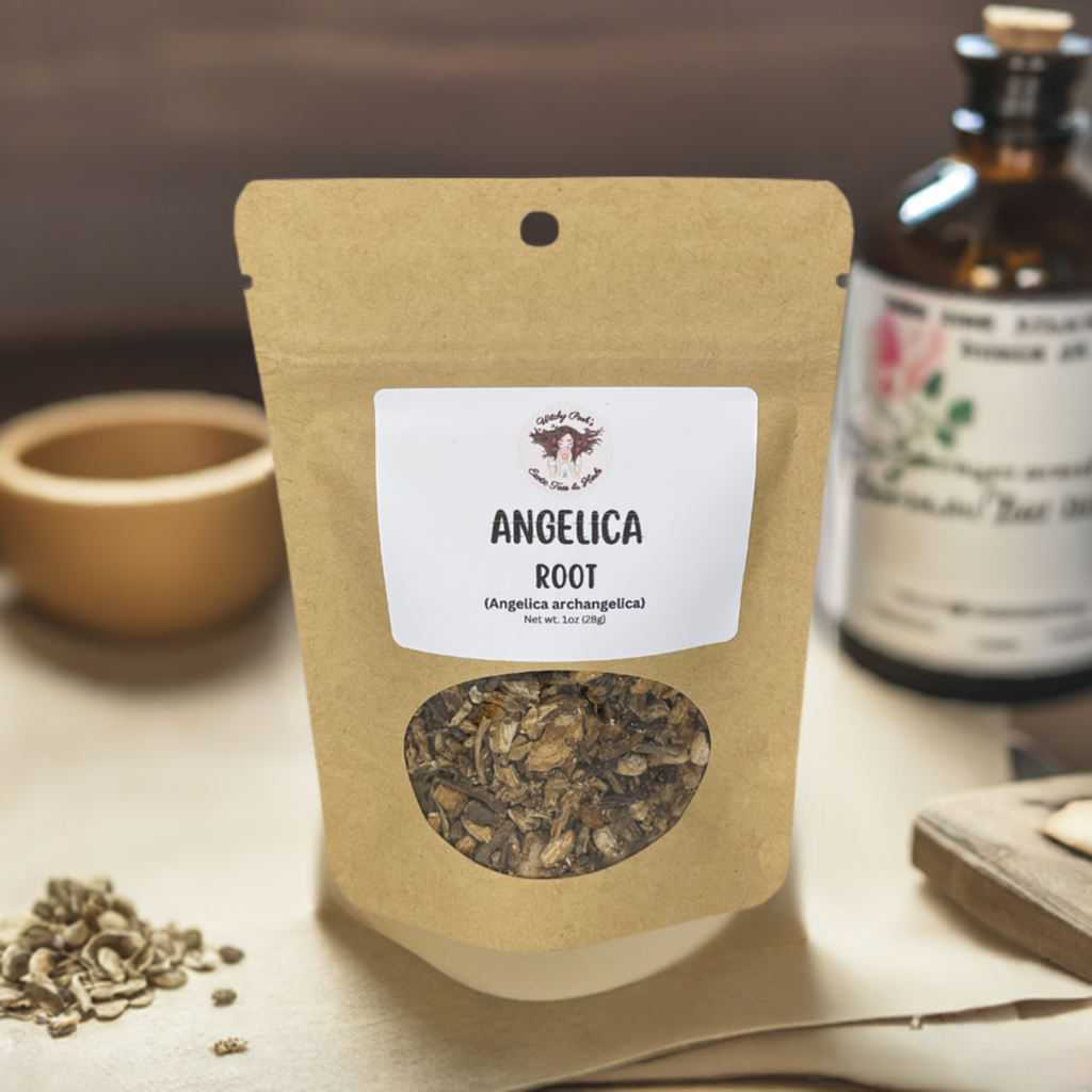 Witchy Pooh's Angelica Root to Invigorate Your Spirit and Shield Against Psychic Attacks