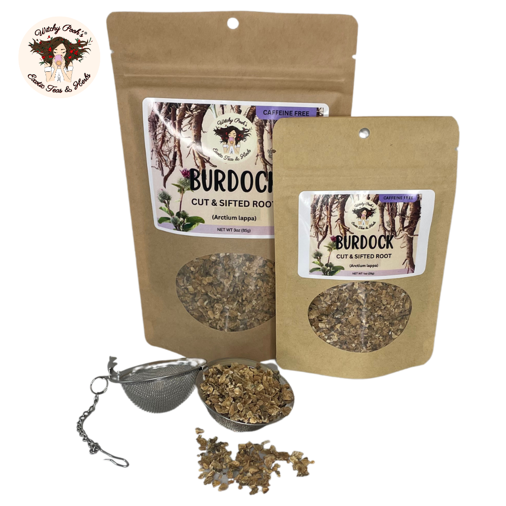 Witchy Pooh's Burdock Root Tea - Cut and Sifted, Caffeine Free - Image 11