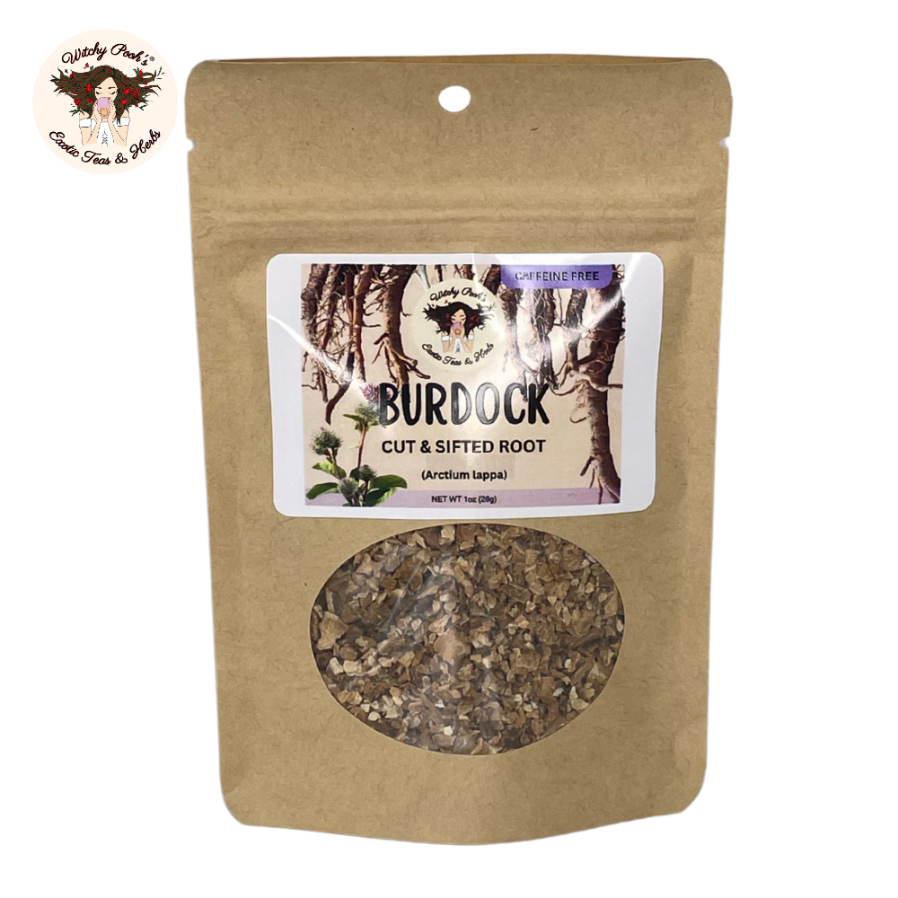 Witchy Pooh's Burdock Root Tea - Cut and Sifted, Caffeine Free - Image 3