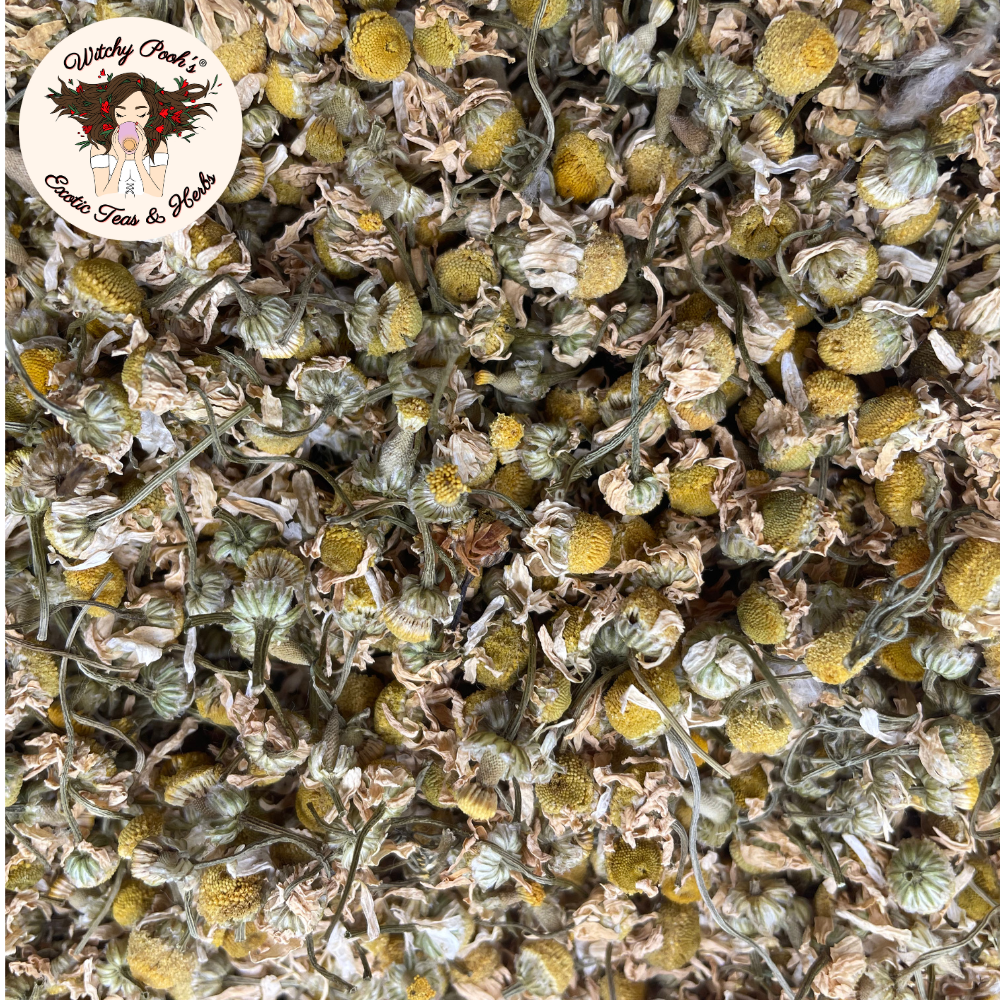 Witchy Pooh's Chamomile Tea - Whole Flowers, Caffeine Free - Image 4