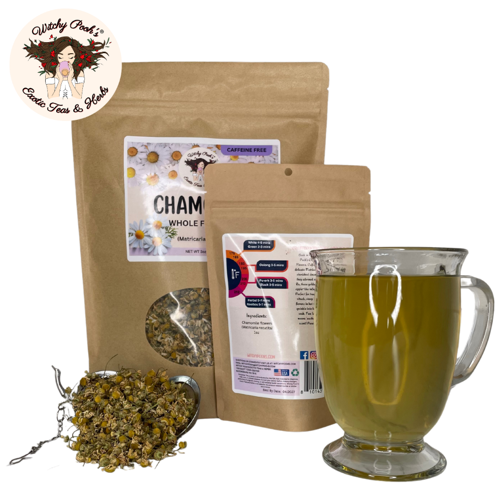 Witchy Pooh's Chamomile Tea - Whole Flowers, Caffeine Free - Image 20