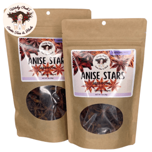 Witchy Pooh's Anise Star Tea - Whole, Star Anise Seed Pods, Caffeine Free