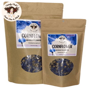 Witchy Pooh's Whole Cornflower Tea - Loose Leaf, Caffeine Free