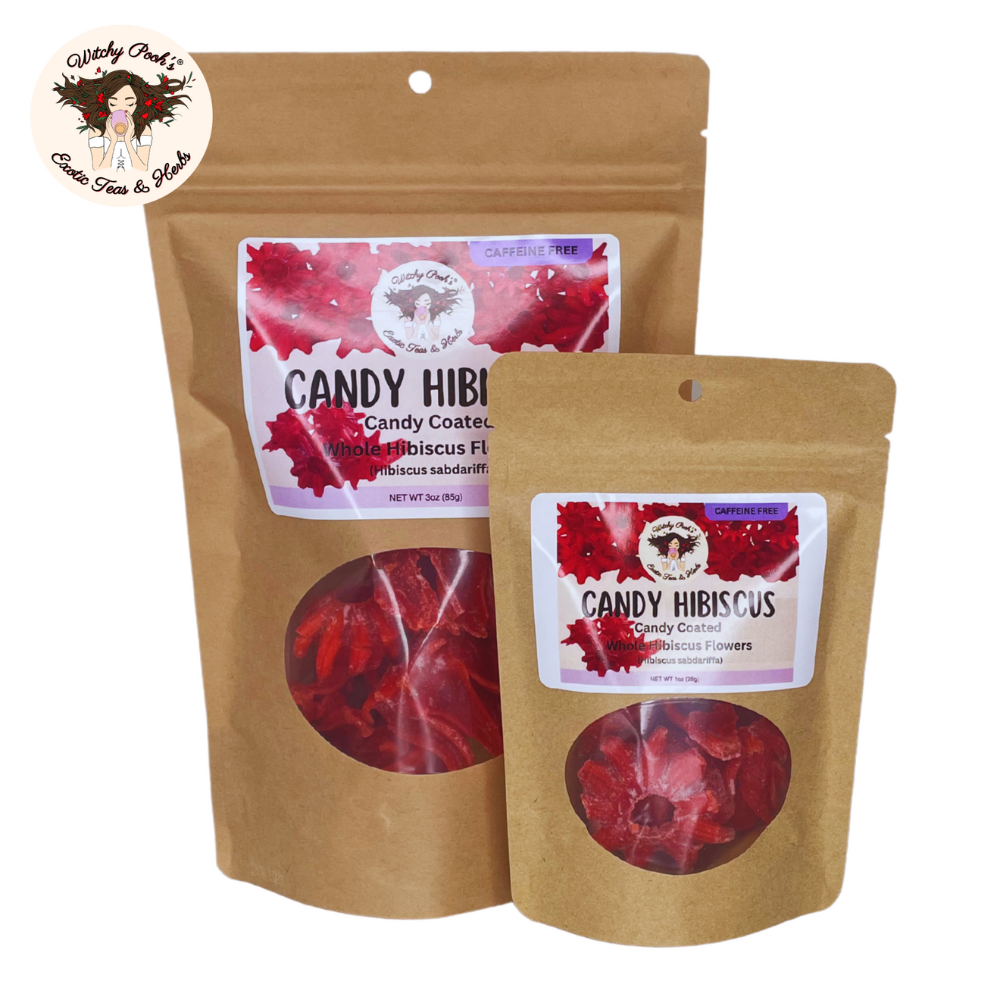 Witchy Pooh's Candy Hibiscus - Candy Coated Whole Hibiscus - Image 4