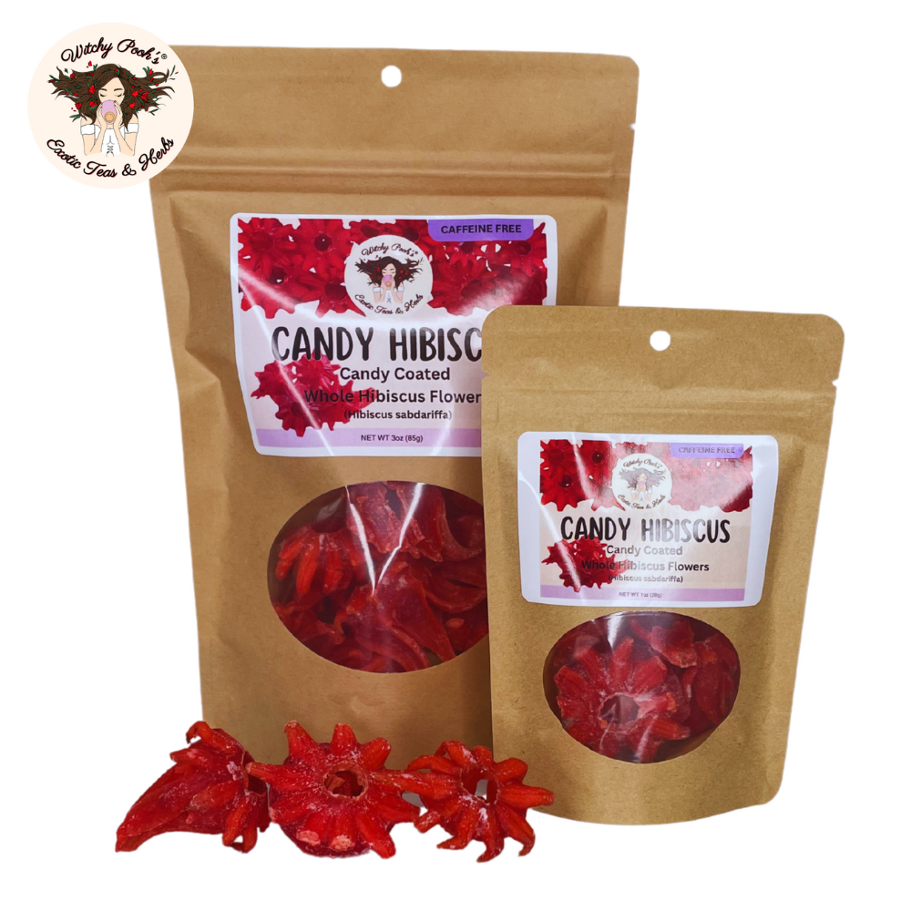 Witchy Pooh's Candy Hibiscus - Candy Coated Whole Hibiscus