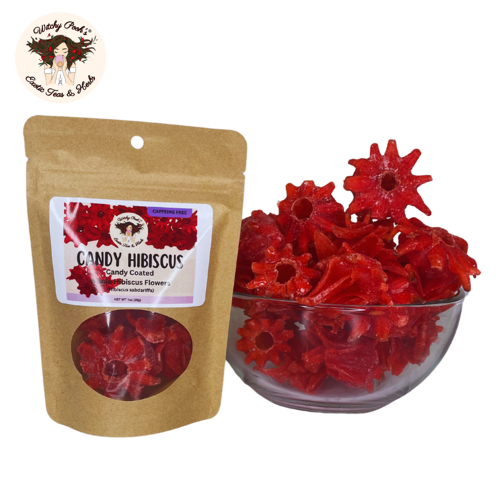 Witchy Pooh's Candy Hibiscus - Candy Coated Whole Hibiscus - Image 9
