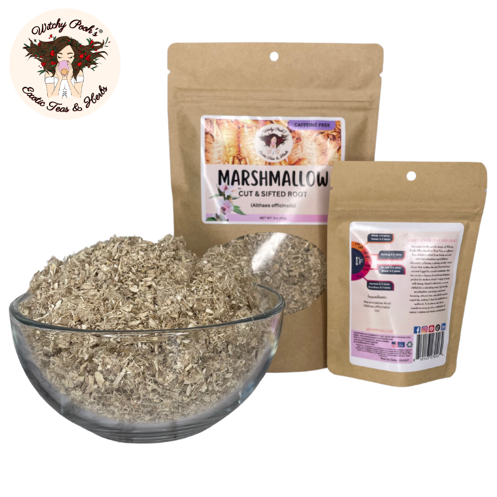 Witchy Pooh's Marshmallow Root Tea - Cut & sifted, Caffeine Free - Image 14