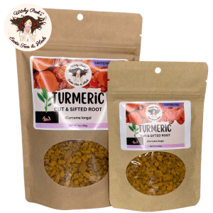 Witchy Pooh's Turmeric Tea - Cut & Sifted Root, Caffeine Free