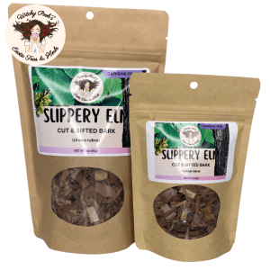 Witchy Pooh's Slippery Elm Tea - Cut & Sifted Bark, Caffeine Free