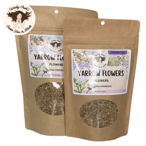 Witchy Pooh's Yarrow Tea - Whole Flowers, Caffeine Free
