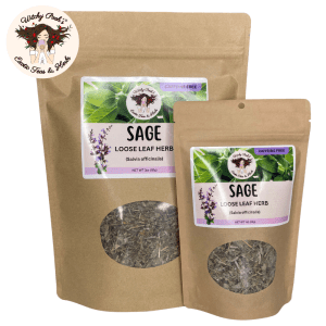 Witchy Pooh's Sage - Loose Leaf Herb, Caffeine Free