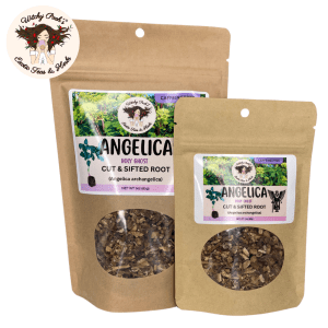 Witchy Pooh's Angelica Tea - Cut & Sifted Root, Holy Ghost, Caffeine Free