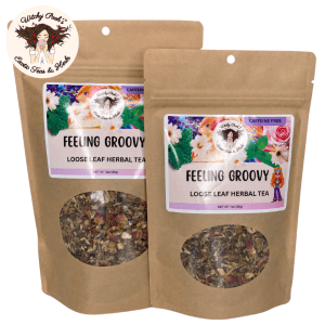 Witchy Pooh's Feeling Groovy Tea - Loose Leaf Herbal Tea, Caffeine Free