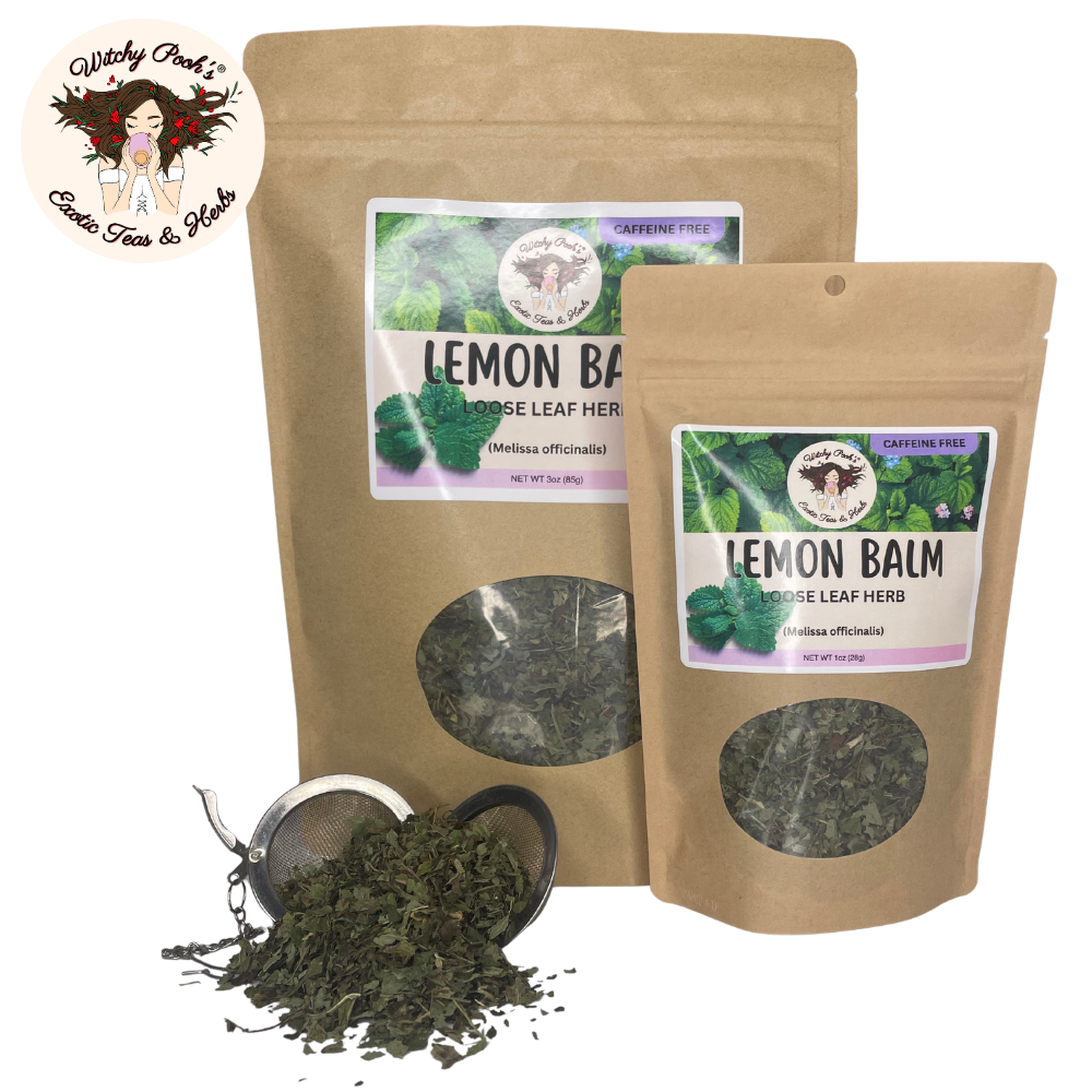 Witchy Pooh's Lemon Balm Tea - Loose Leaf Herb, Caffeine Free - Image 9