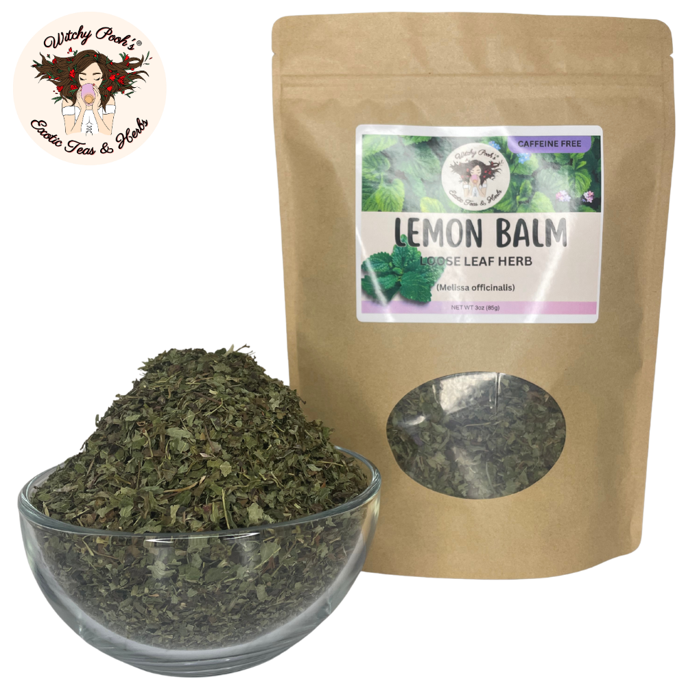 Witchy Pooh's Lemon Balm Tea - Loose Leaf Herb, Caffeine Free - Image 13
