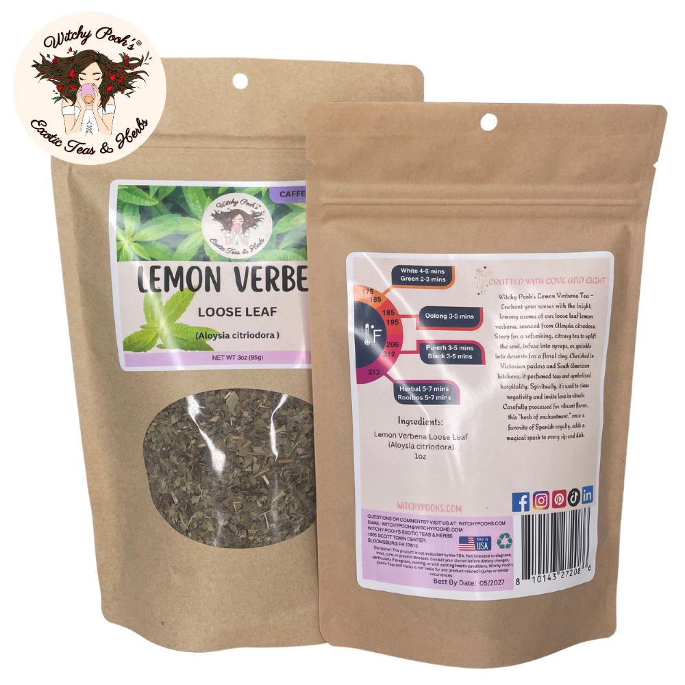 Witchy Pooh's Lemon Verbena - Loose Leaf Herb, Caffeine Free - Image 9