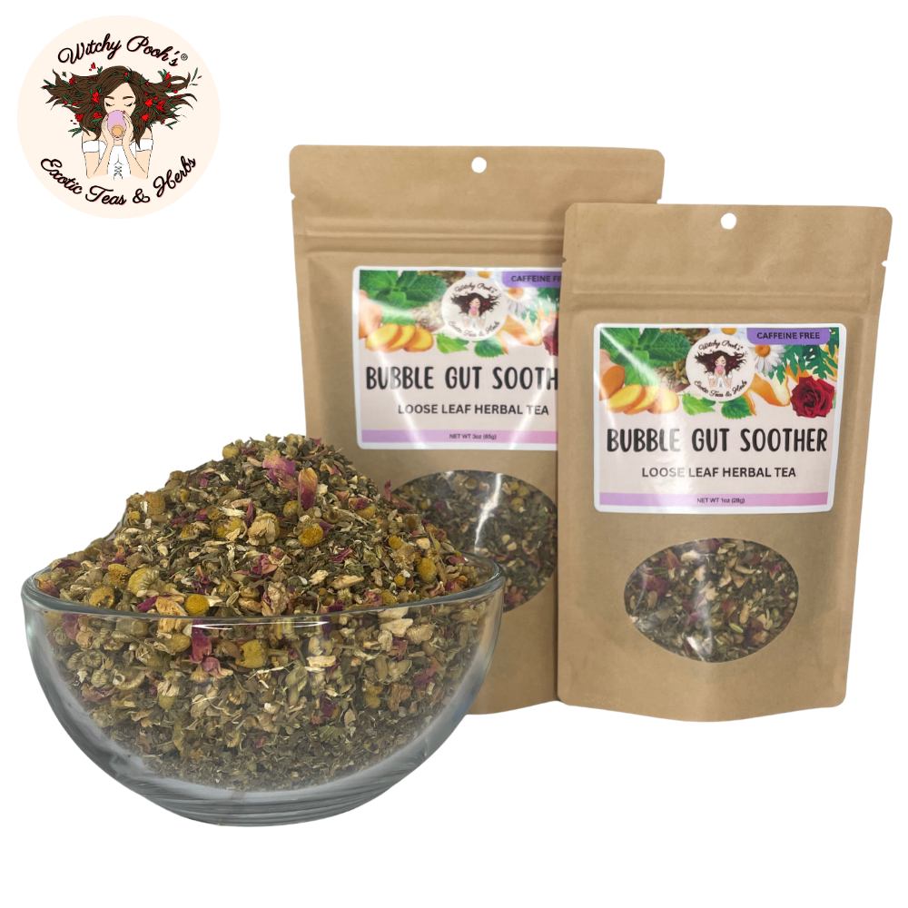 Witchy Pooh's Bubble Gut Soother Loose Leaf Herbal Tea, Caffeine Free - Image 8