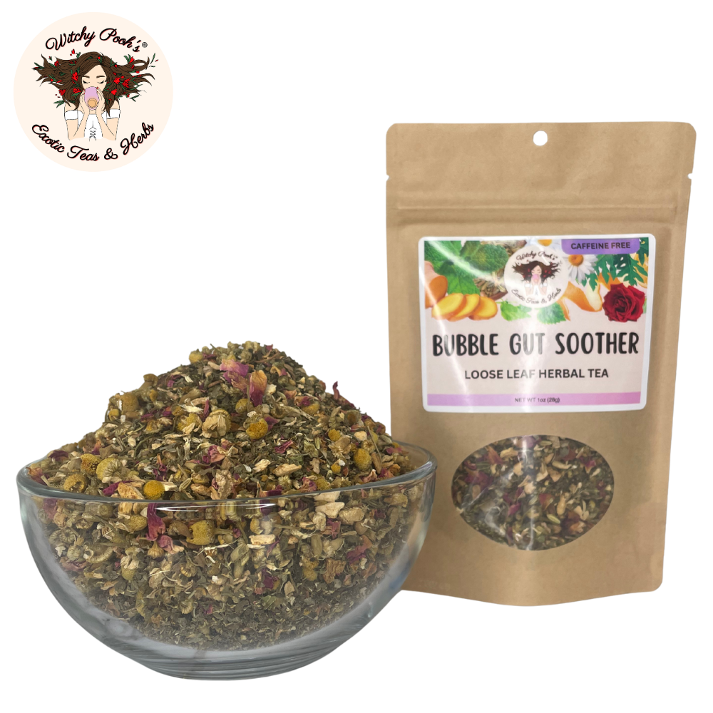 Witchy Pooh's Bubble Gut Soother Loose Leaf Herbal Tea, Caffeine Free - Image 10