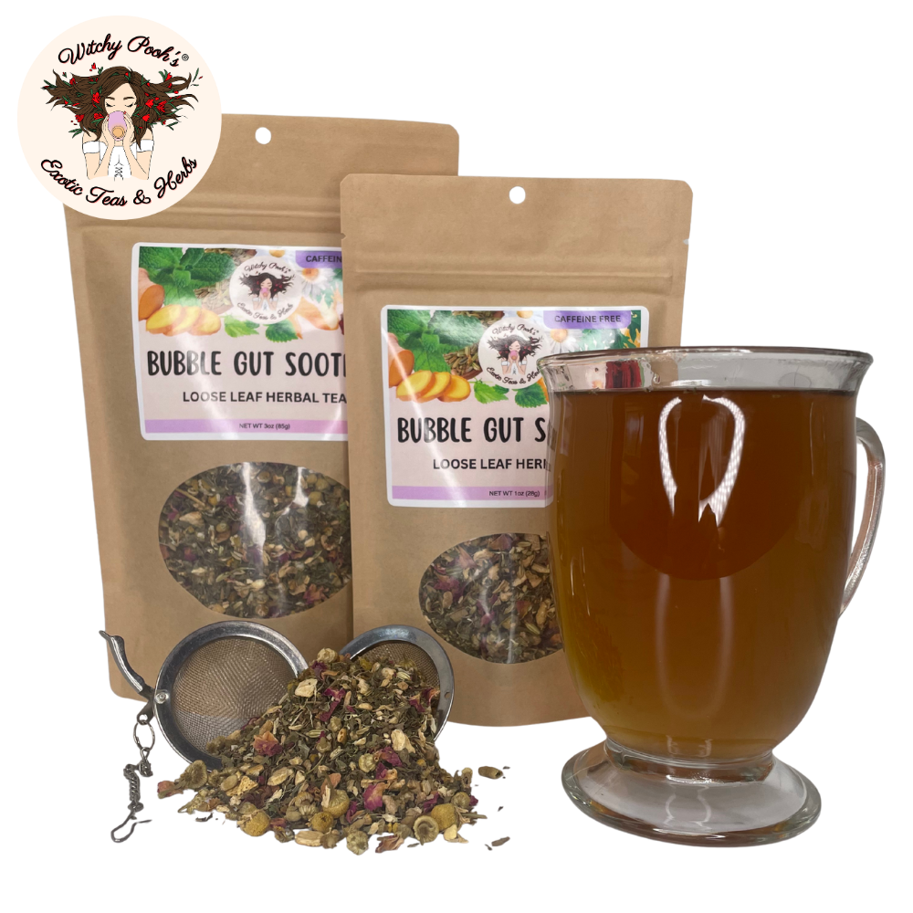 Witchy Pooh's Bubble Gut Soother Loose Leaf Herbal Tea, Caffeine Free - Image 17