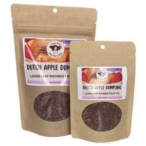 Witchy Pooh's Dutch Apple Dumpling Tea - Loose Leaf Apple Fruit Rooibos Tea, Caffeine Free