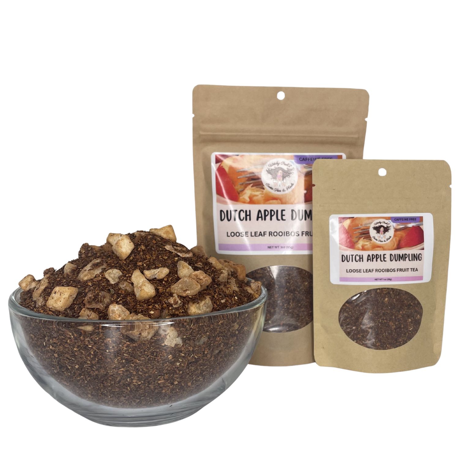 Witchy Pooh's Dutch Apple Dumpling Tea - Loose Leaf Apple Fruit Rooibos Tea, Caffeine Free - Image 9