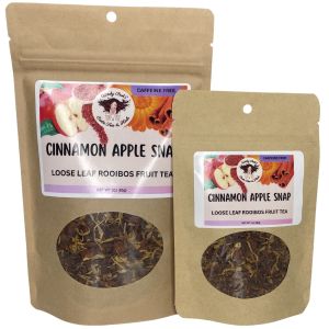 Witchy Pooh's Cinnamon Apple Snap Tea - Loose Leaf Rooibos Apple Fruit Tea, Caffeine Free