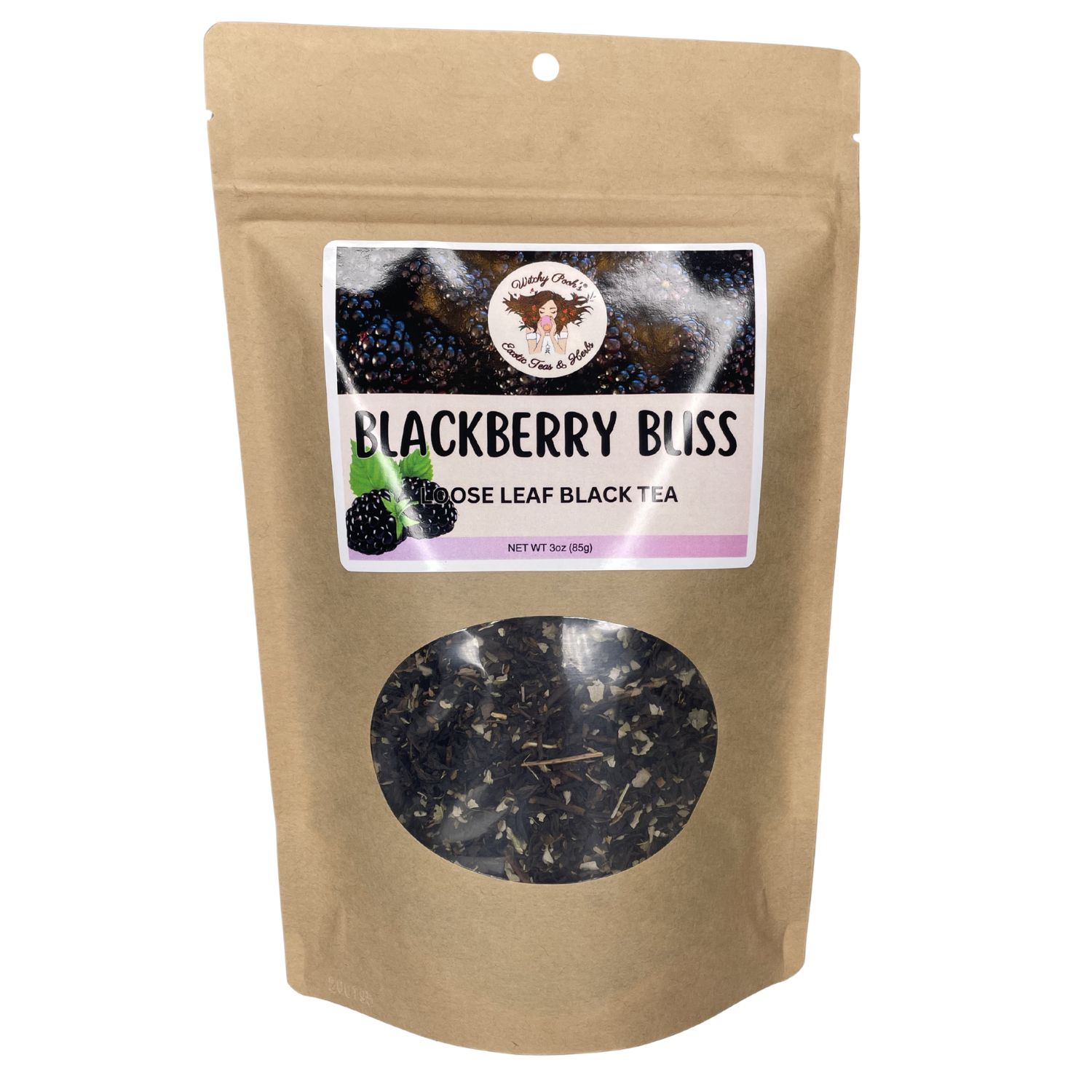 Witchy Pooh's Blackberry Bliss Loose Leaf Blackberry Flavored Black Tea - Image 10