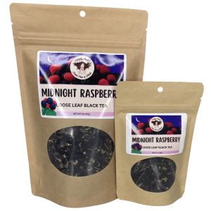 Witchy Pooh's Midnight Raspberry Tea - Loose Leaf Black Tea, Caffeinated