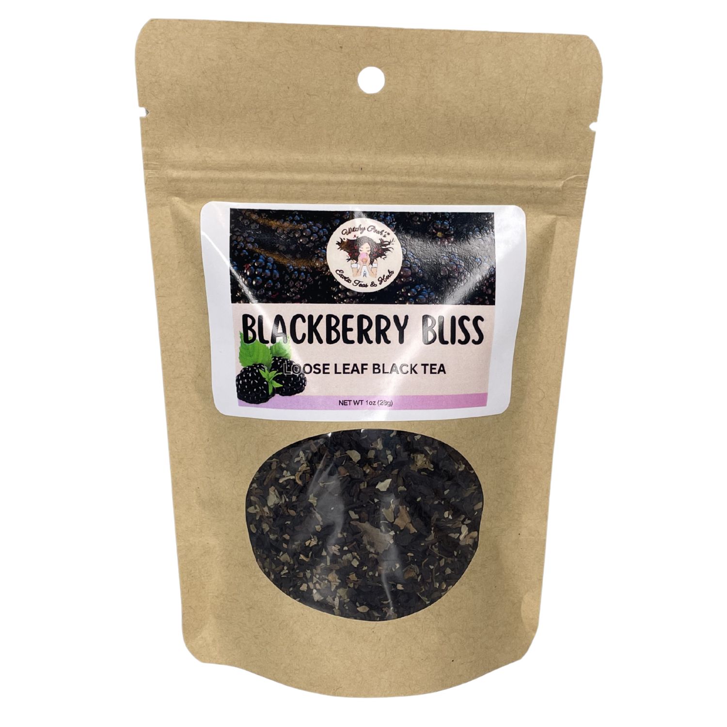Witchy Pooh's Blackberry Bliss Loose Leaf Blackberry Flavored Black Tea - Image 7