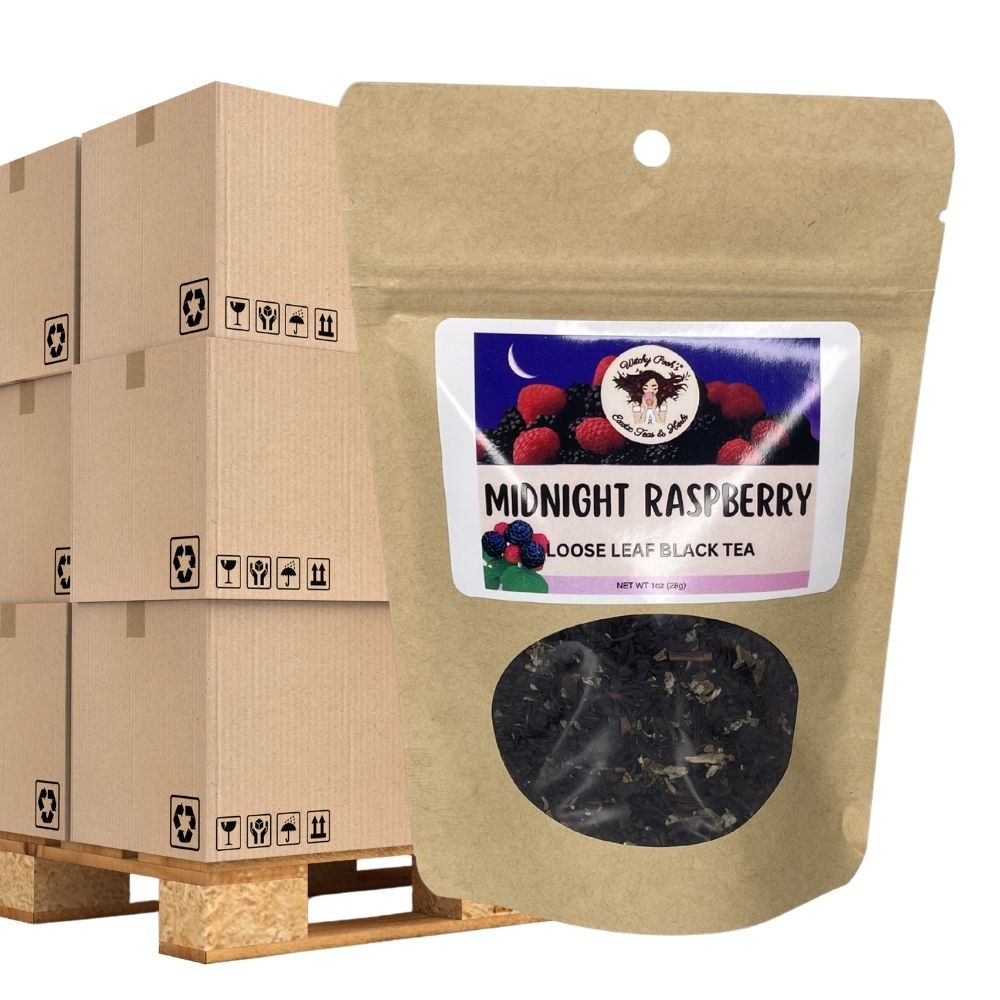 Witchy Pooh's Midnight Raspberry Tea - Loose Leaf Black Tea, Caffeinated - Image 16